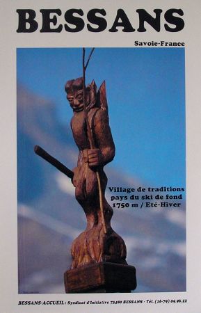 BESSANS, VILLAGE DE TRADITIONS - affiche (années 80)